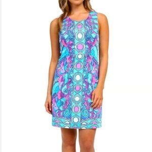 Lilly Pulitzer Abigail Shift Sea Jewels Dress NWT Size 8